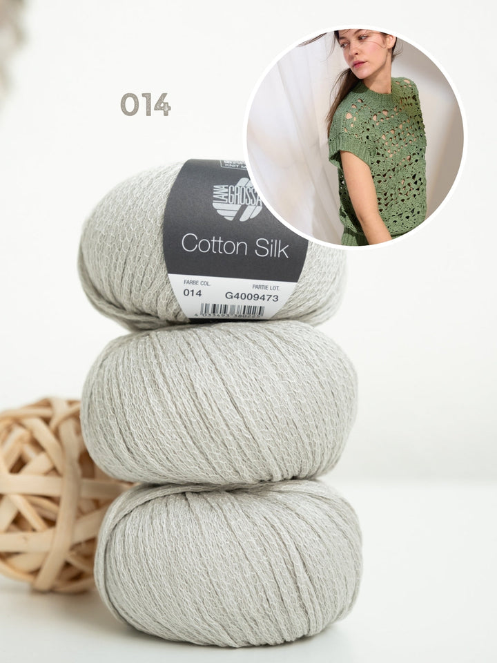 Häkelpaket Cotton Silk Top