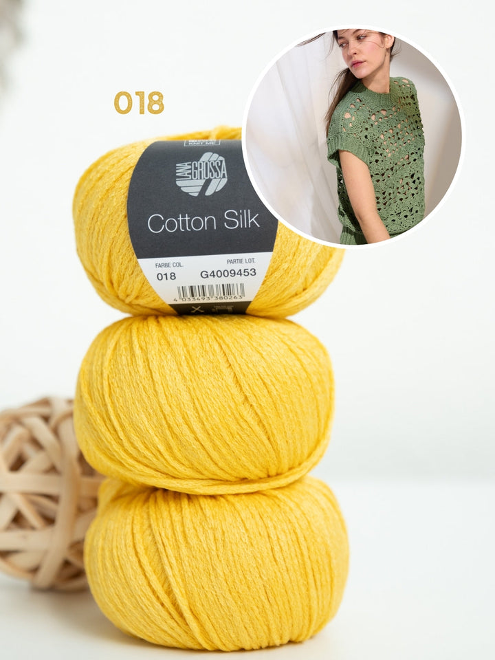 Häkelpaket Cotton Silk Top
