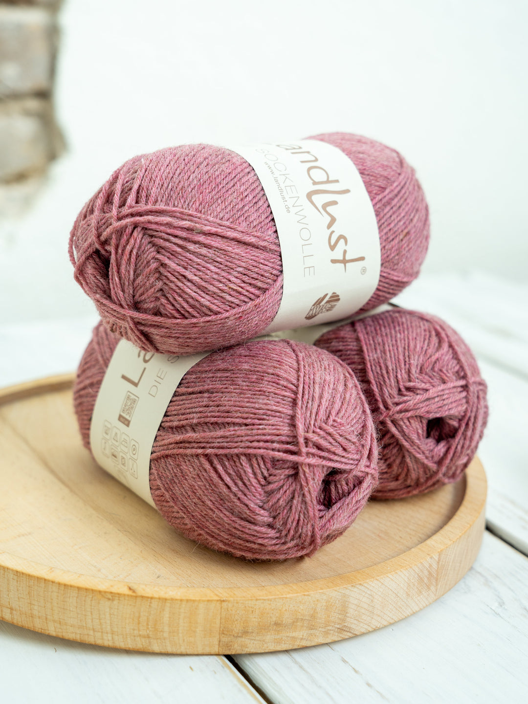 Landlust die Sockenwolle 50G Mélange 1603 Beere