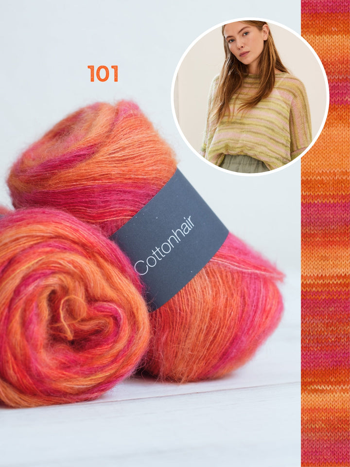 Strickpaket Cottonhair Pullover