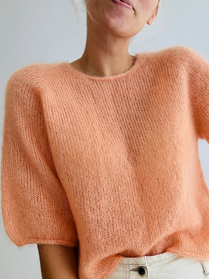 Strickpaket Emmanuel Tee - Kolibri by Johanna