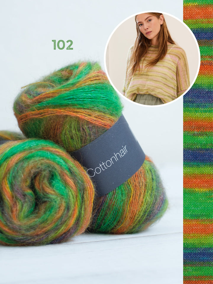 Strickpaket Cottonhair Pullover