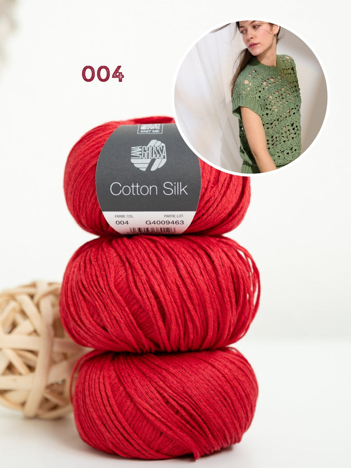Häkelpaket Cotton Silk Top