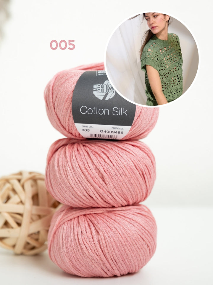 Häkelpaket Cotton Silk Top