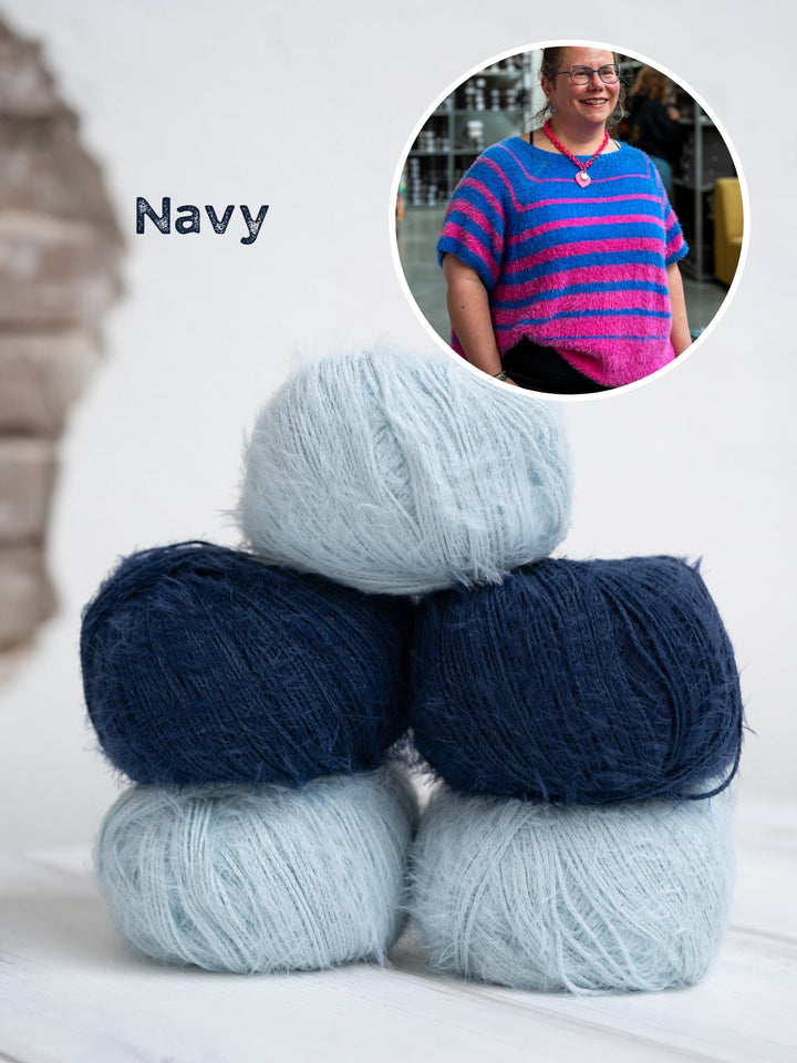 Strickpaket Per Fortuna gestreiften Sommerpullover - Tanja Steinbach