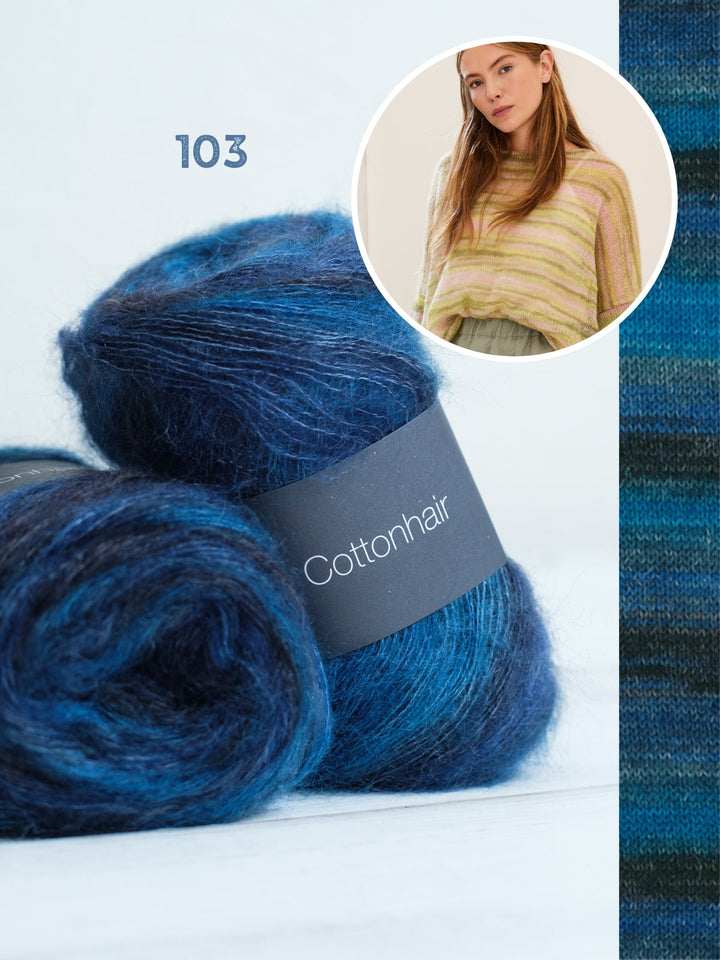 Strickpaket Cottonhair Pullover