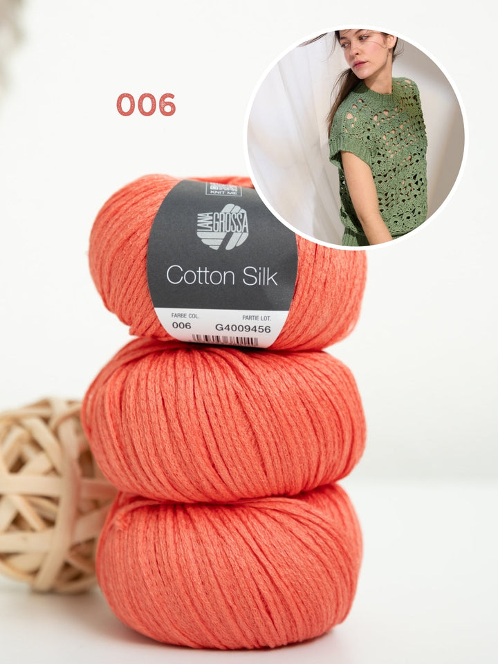 Häkelpaket Cotton Silk Top