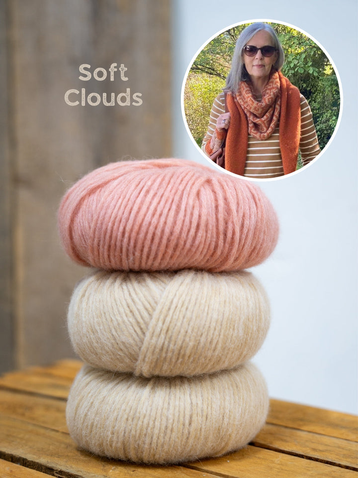 Strickpaket Lizas Tuch Zimtgarten