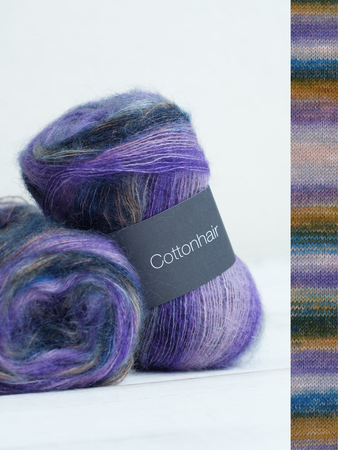 Cottonhair 104 Ocker/Hellgrau/Lila/Rosé/Jeansblau/Anthrazit