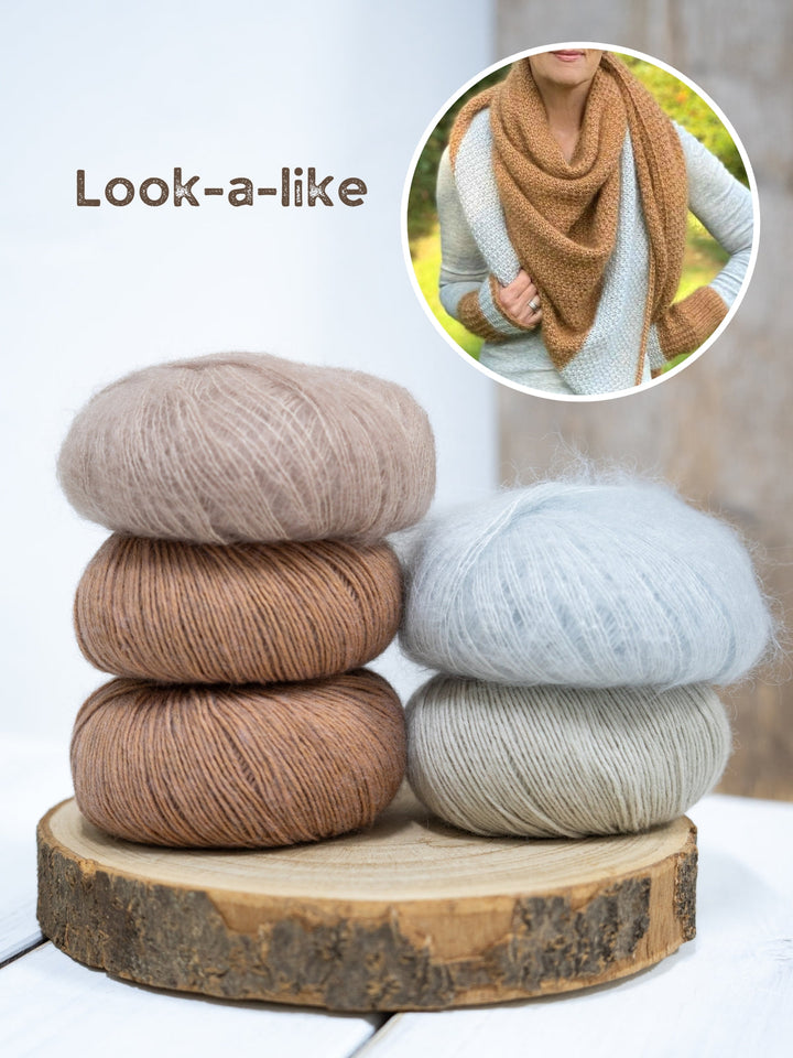 Strickpaket Lizas Tuch Salted Caramel