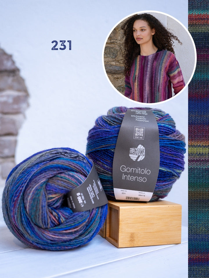 Häkelpaket Gomitolo Intenso Pullover