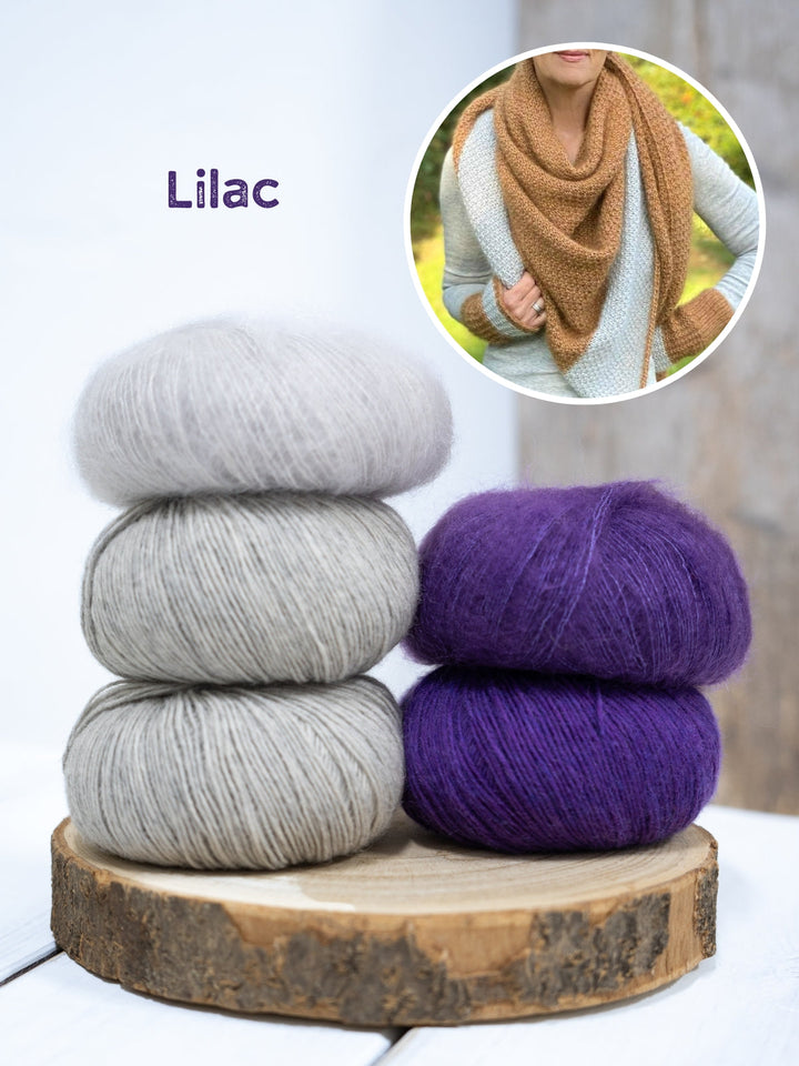 Strickpaket Lizas Tuch Salted Caramel