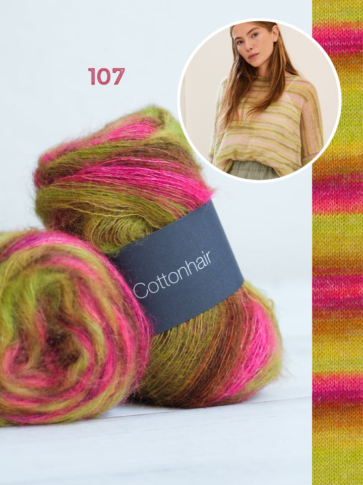 Strickpaket Cottonhair Pullover