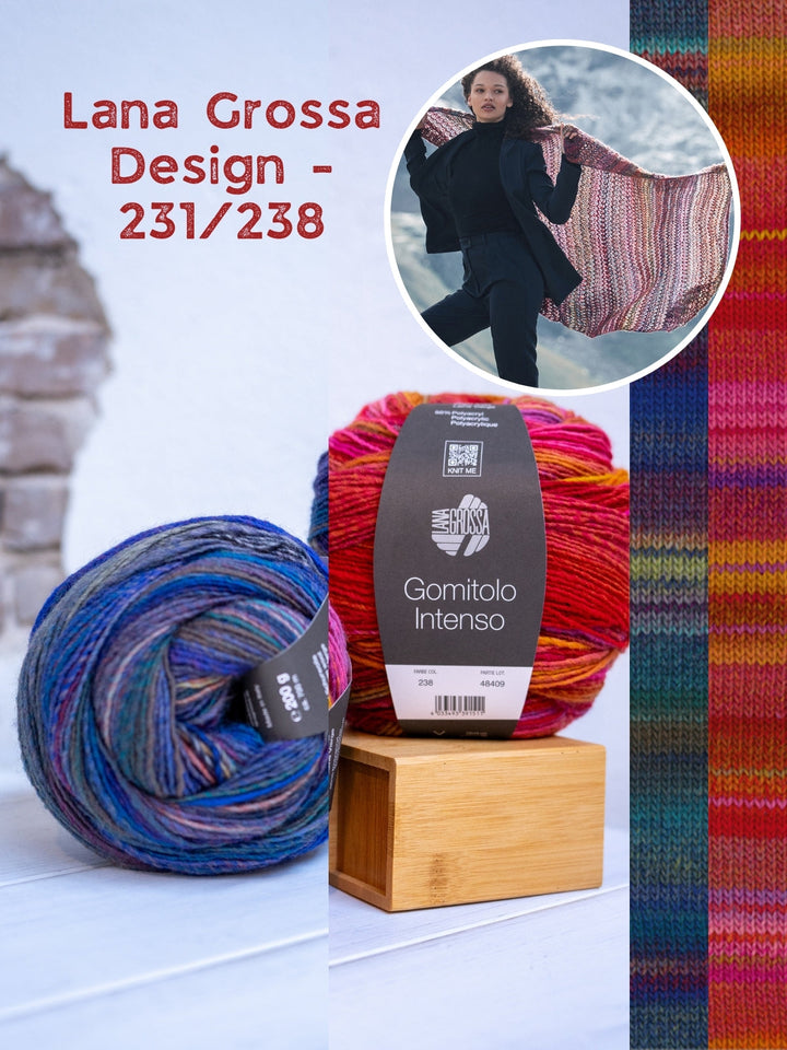 Strickpaket Gomitolo Intenso Tuch