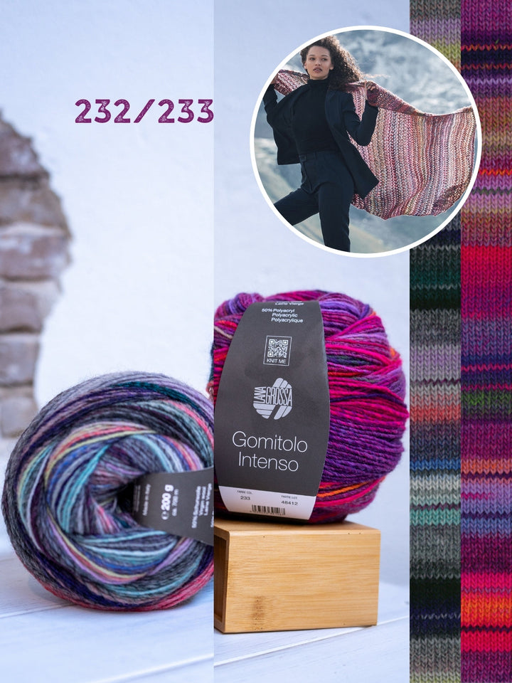 Strickpaket Gomitolo Intenso Tuch