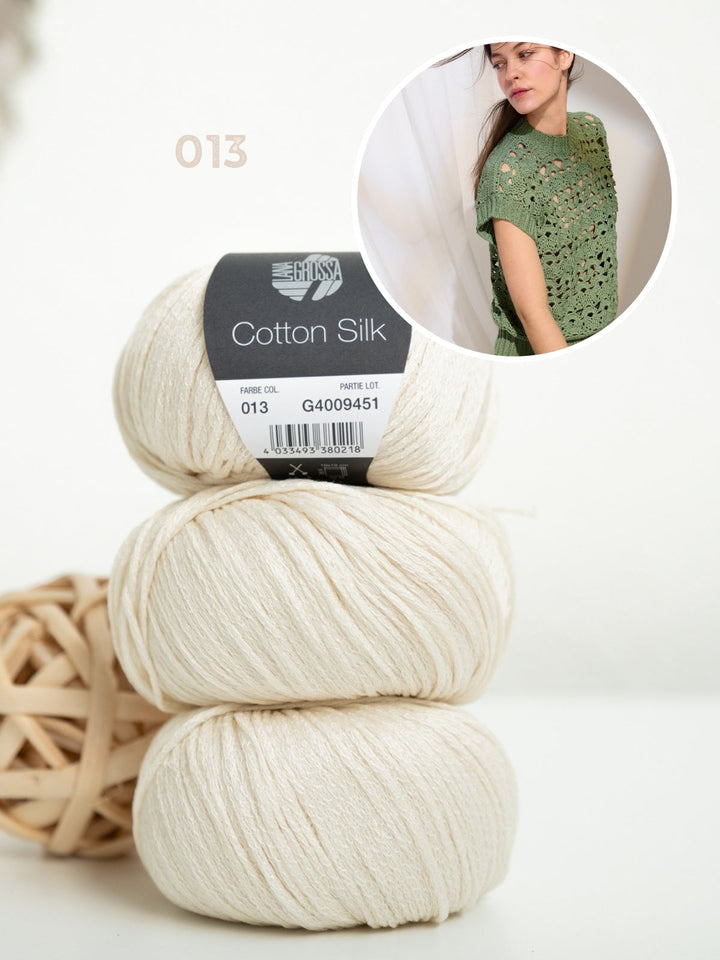 Häkelpaket Cotton Silk Top