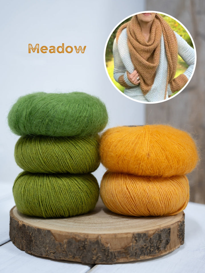 Strickpaket Lizas Tuch Salted Caramel