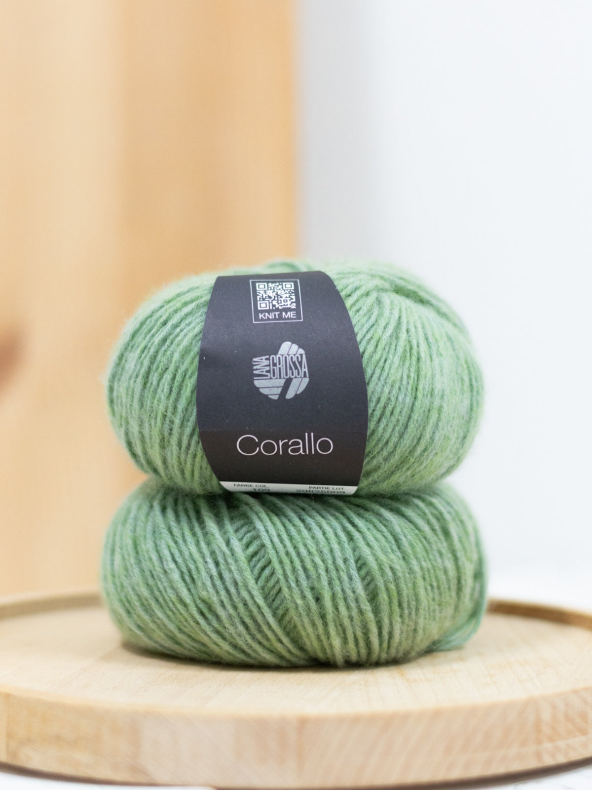 Corallo 109 Salbeigrün – Knotten Wolle
