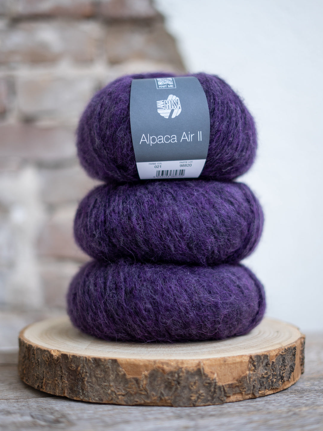 Alpaca Air II 021 Dunkelviolett
