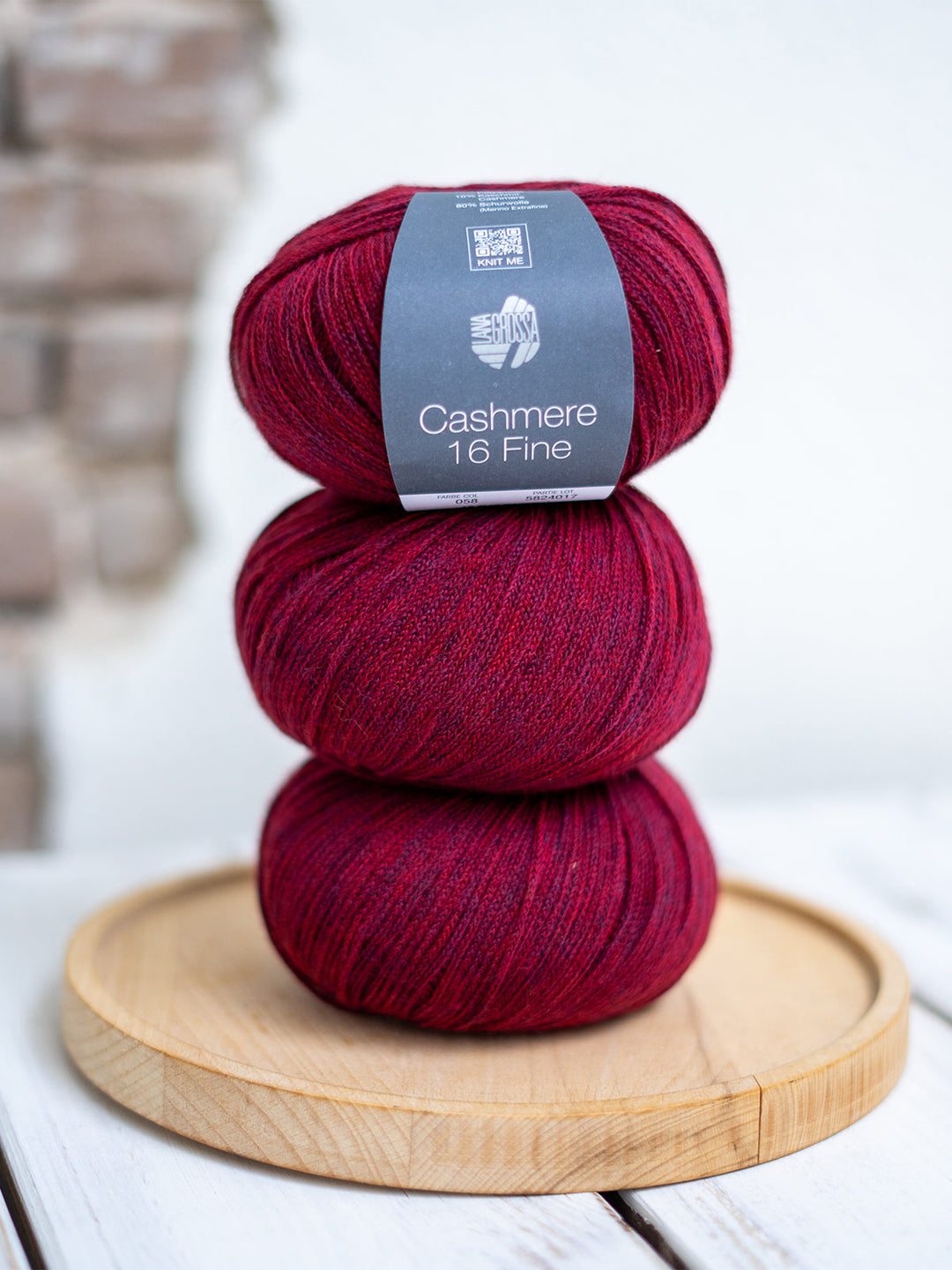 Cashmere 16 Fine 058 Burgund