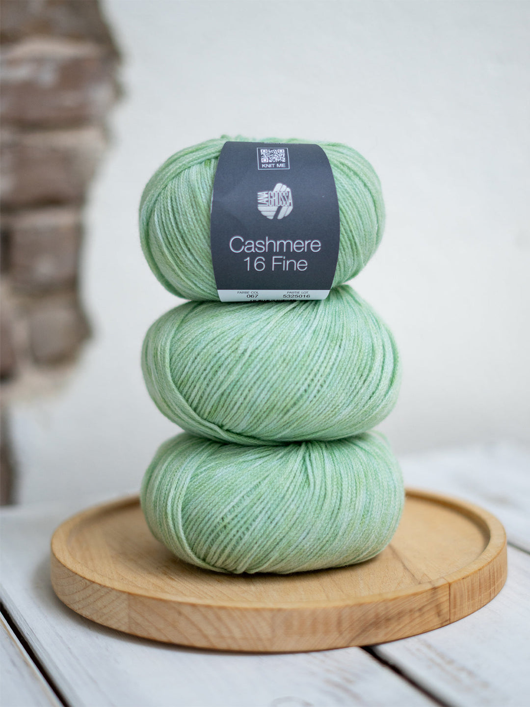 Cashmere 16 Fine 067 Weißgrün