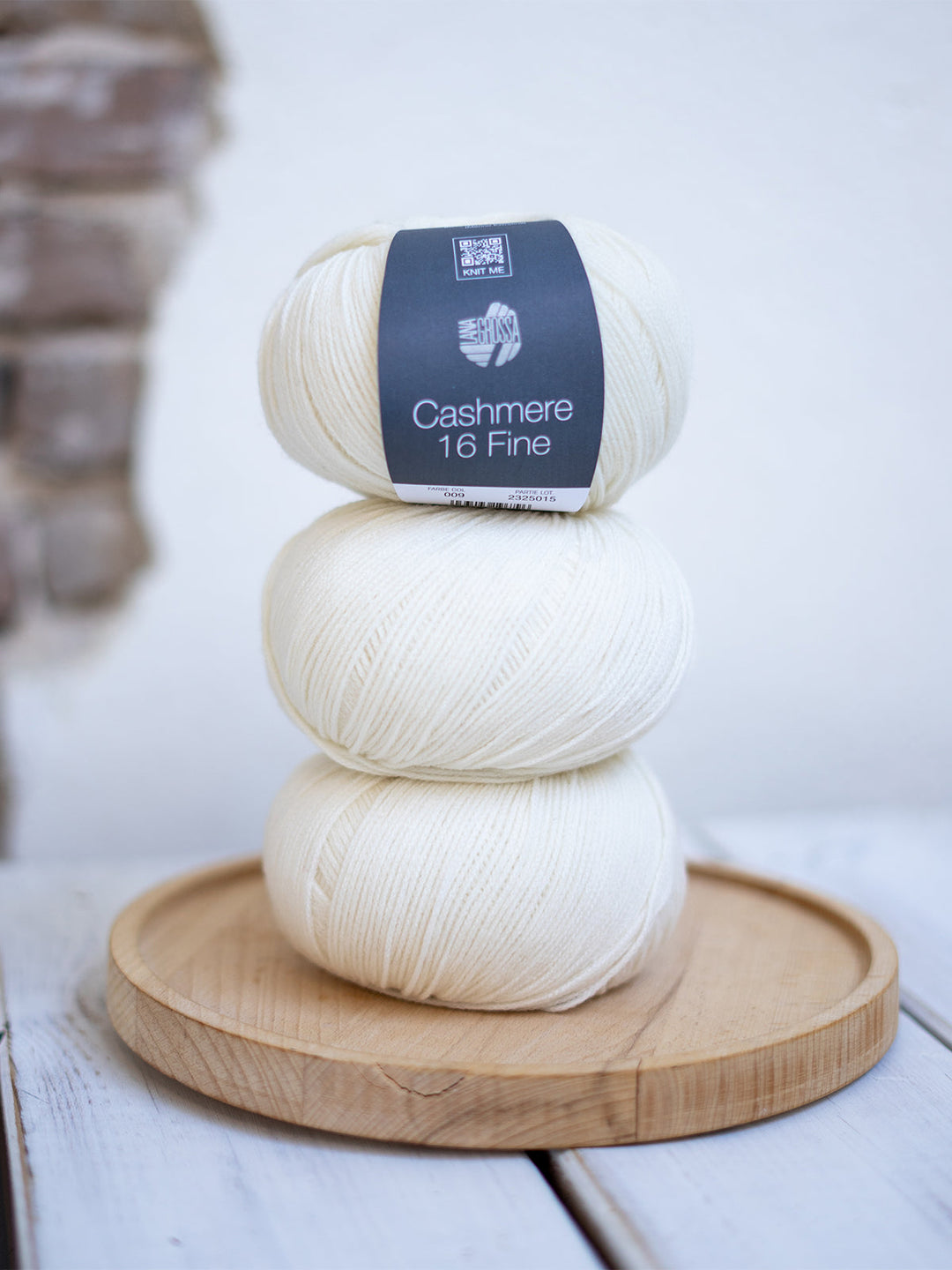 Cashmere 16 Fine 009 Rohweiß