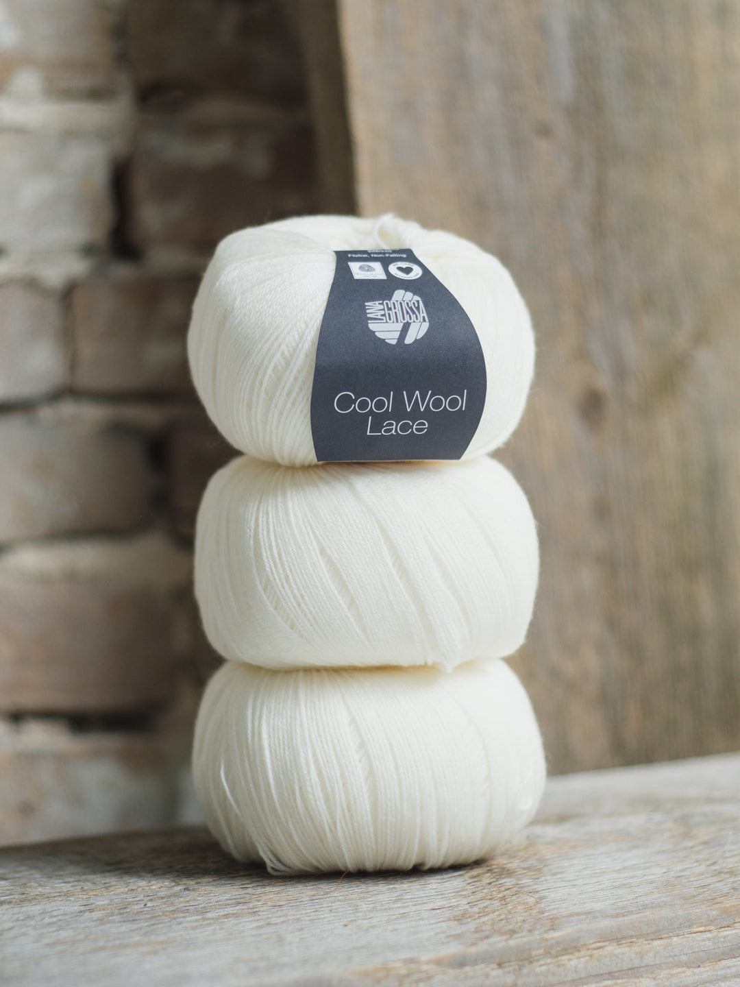 Cool Wool Lace 014 Rohweiß