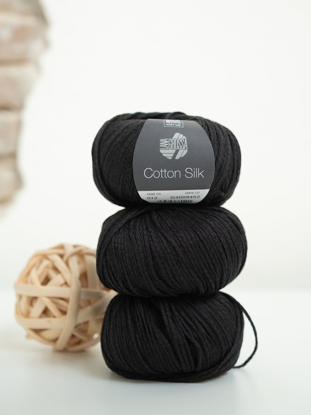 Cotton Silk 012 Schwarz