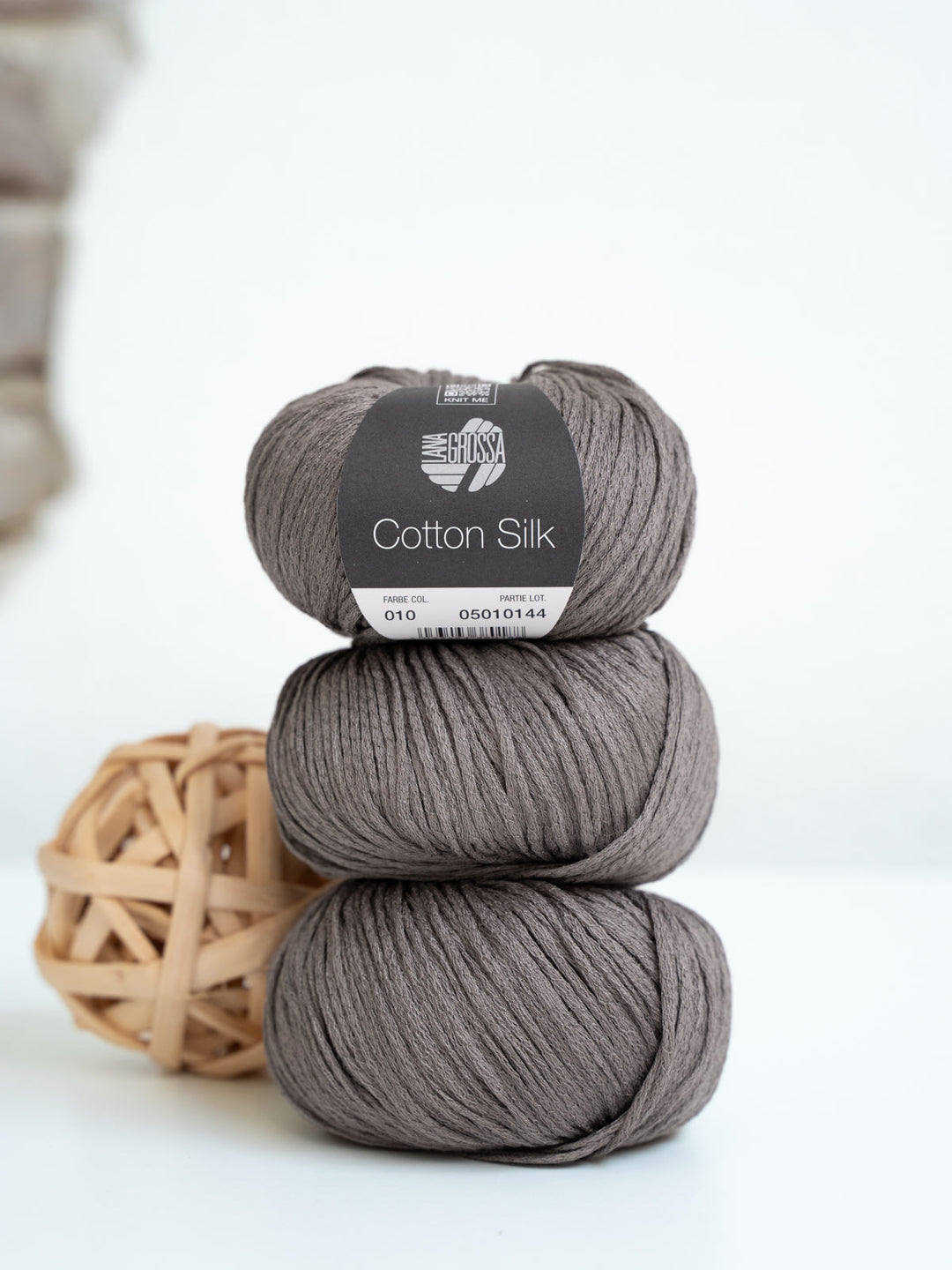 Cotton Silk 010 Graubraun