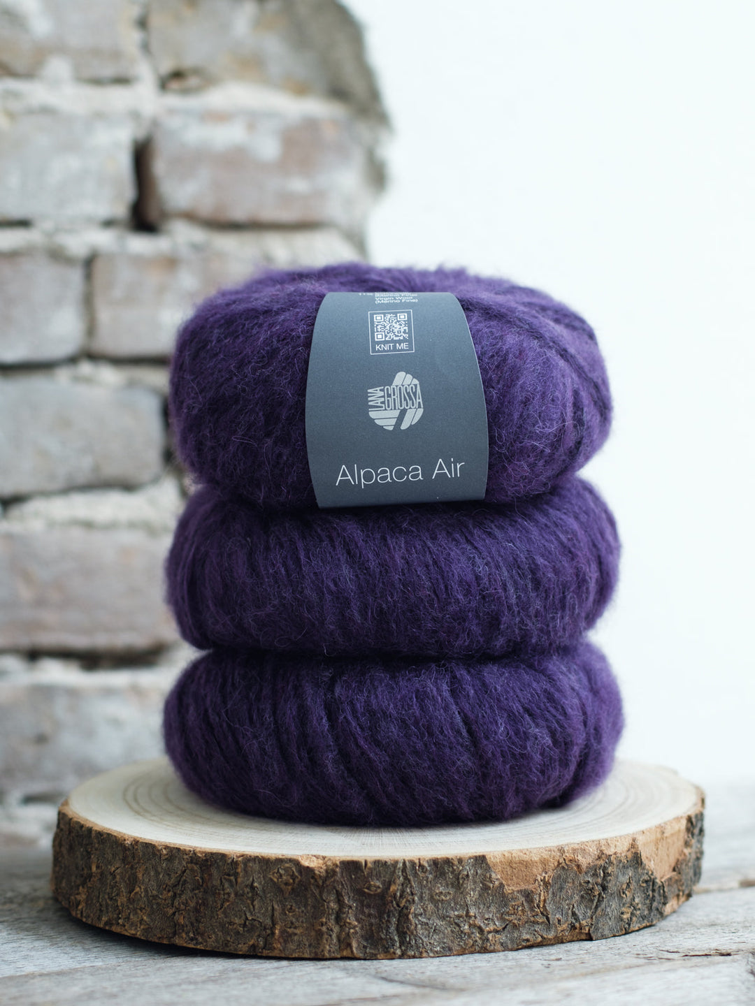 Alpaca Air 021 Dunkelviolett