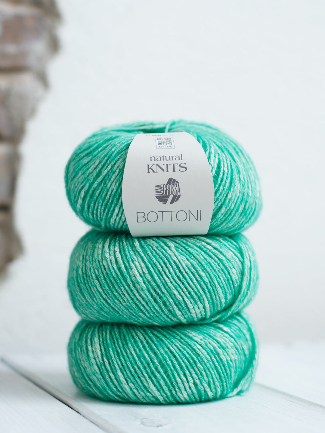 Bottoni 010 Jade/Rohweiß