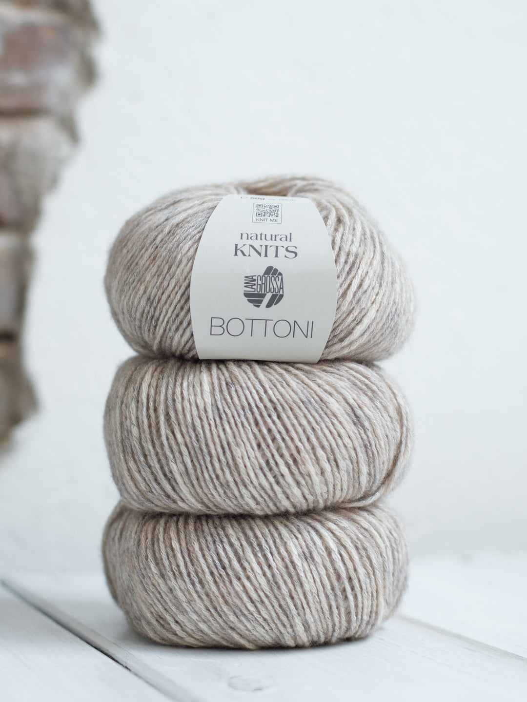 Bottoni 013 Graubeige/Creme