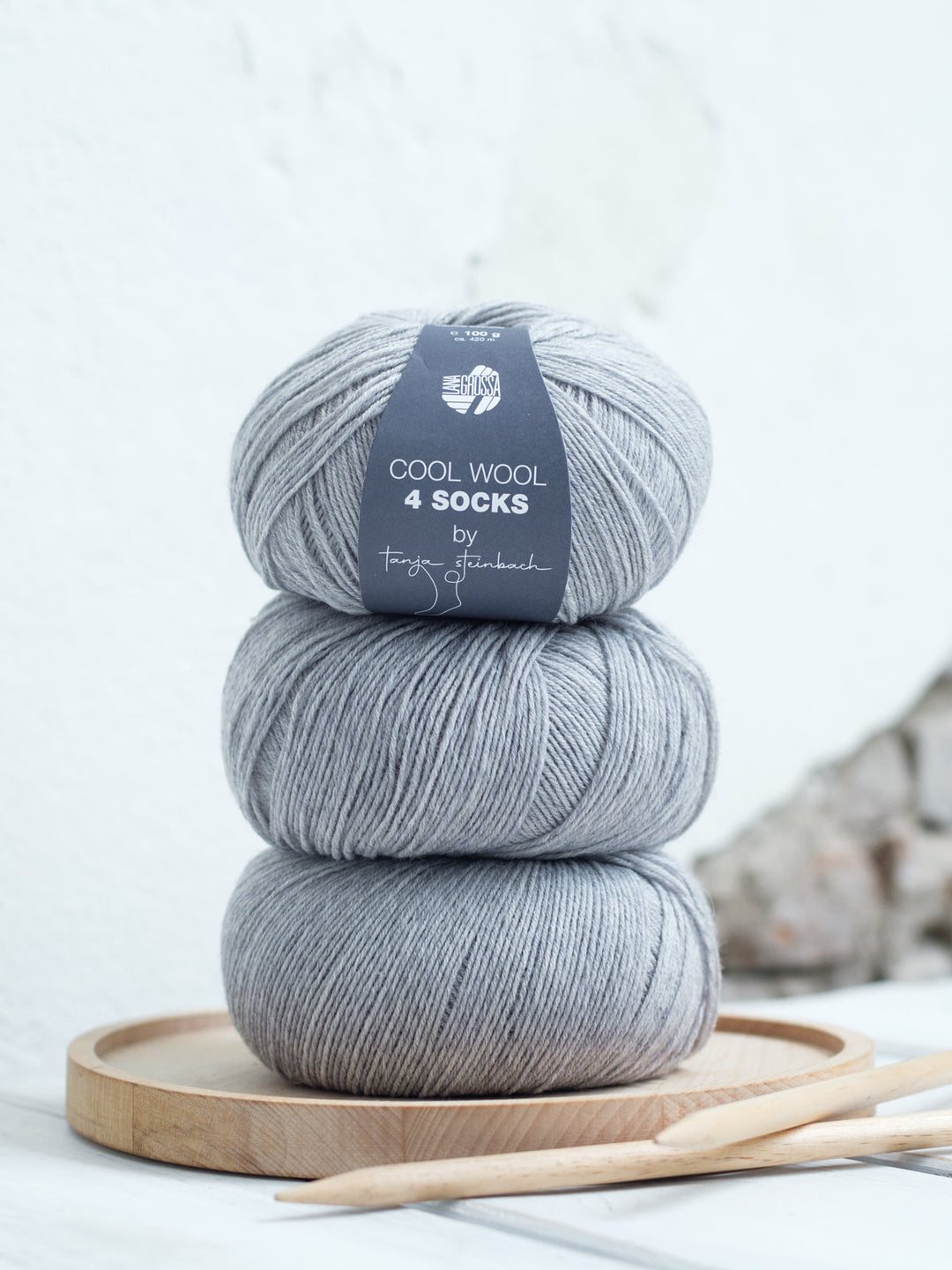 Cool Wool 4 Socks 7709 Hellgrau