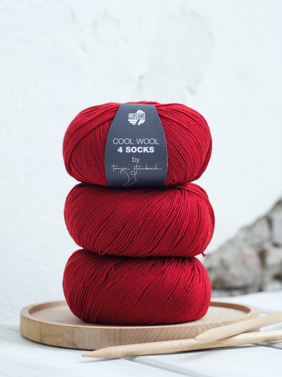 Cool Wool 4 Socks 7715 Dunkelrot