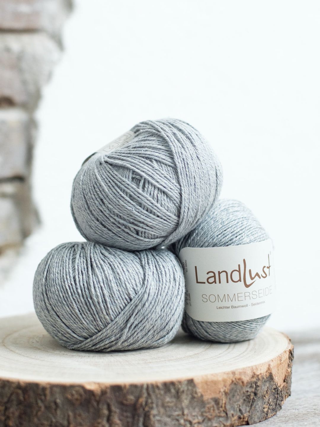 Landlust Sommerseide 005 Graugrün