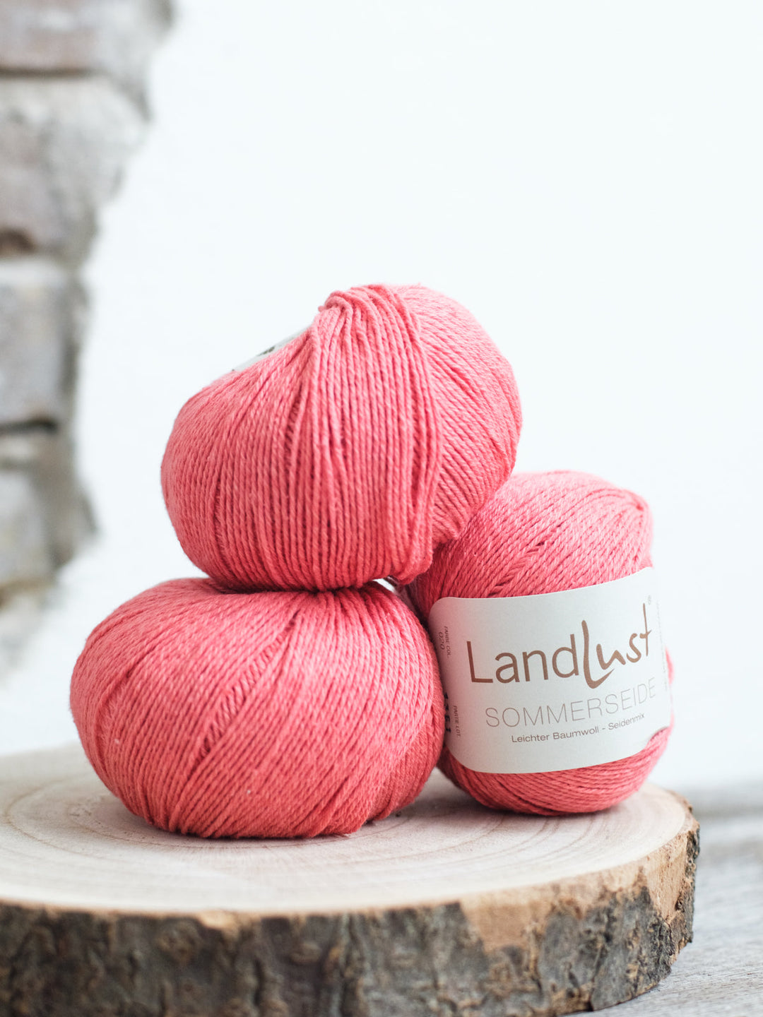 Landlust Sommerseide 020 Rot/Rosa