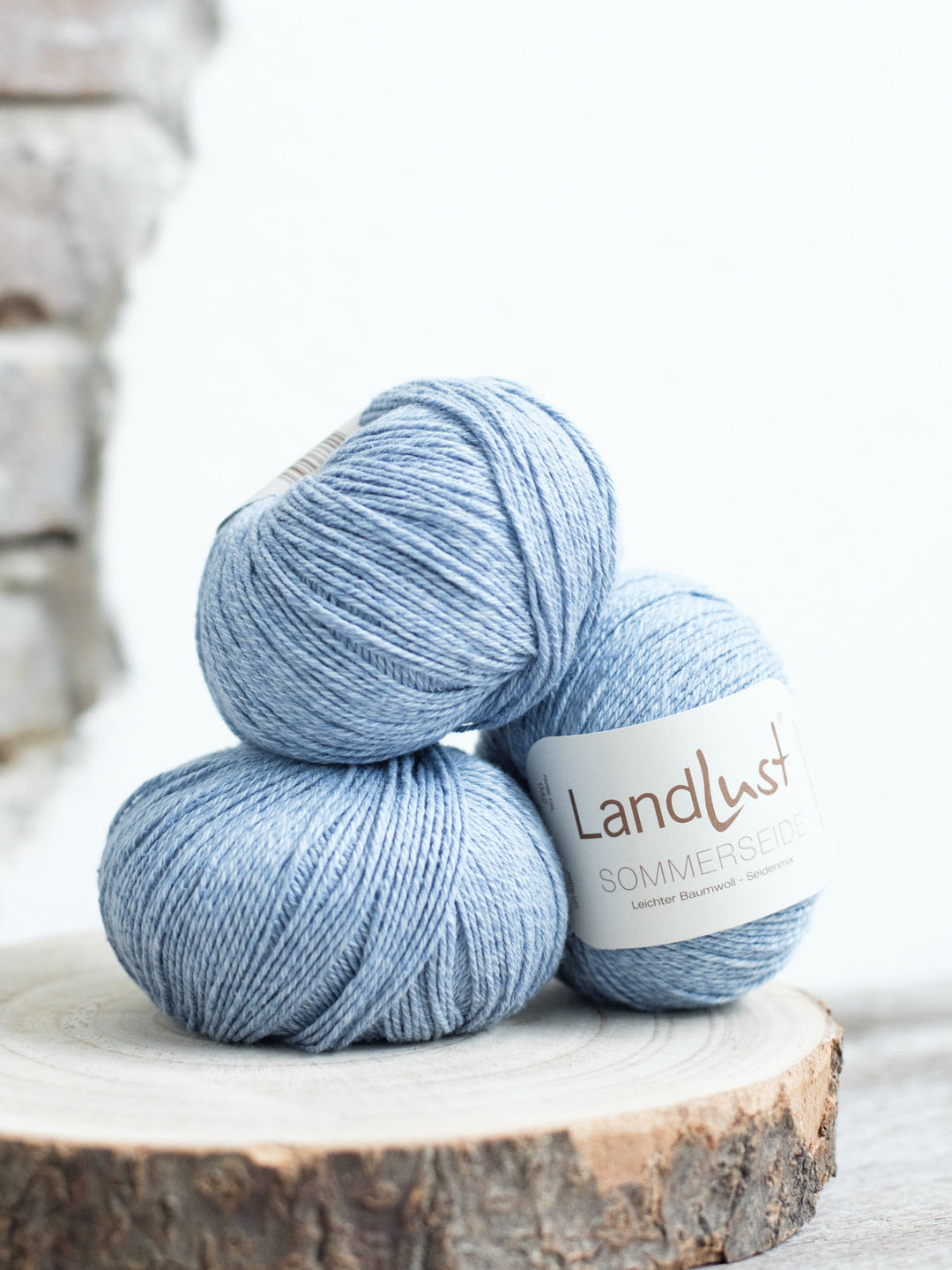 Landlust Sommerseide 042 Rauchblau