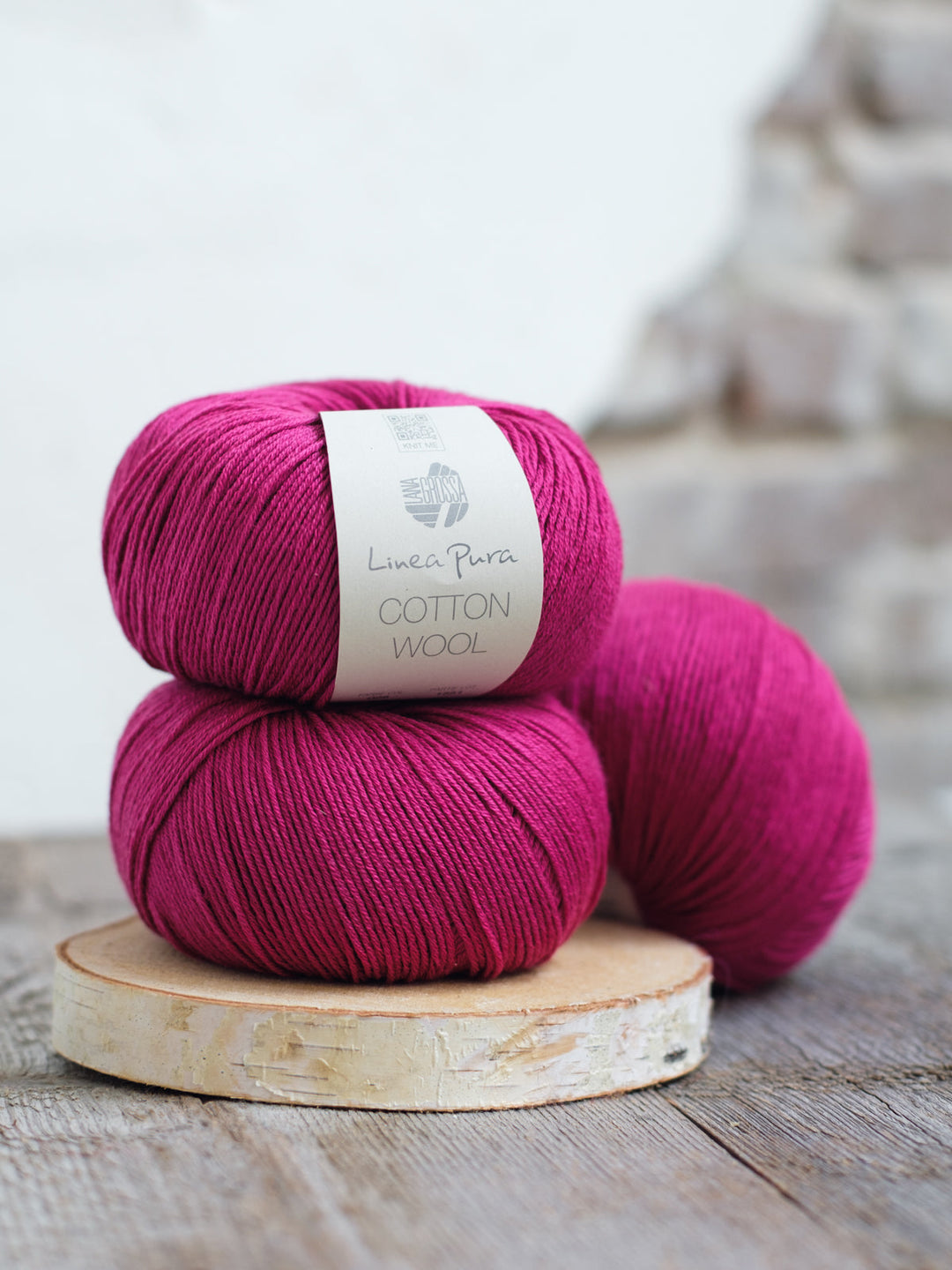 Cotton Wool 028 Dunkelfuchsia