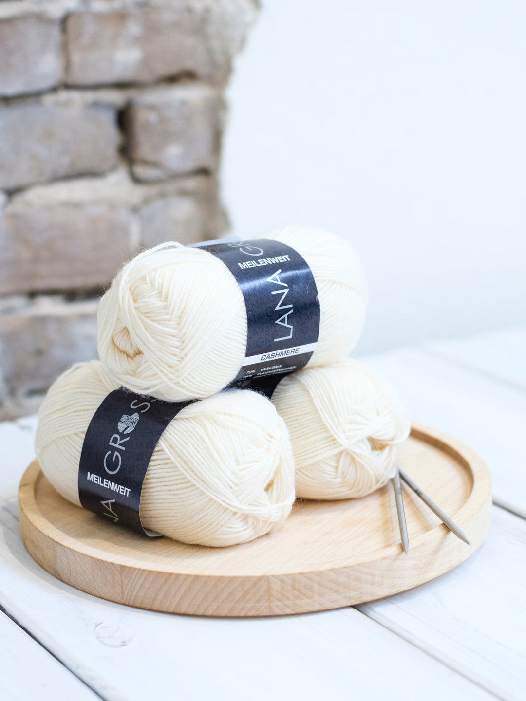 Meilenweit 50G Cashmere 001 Weiß