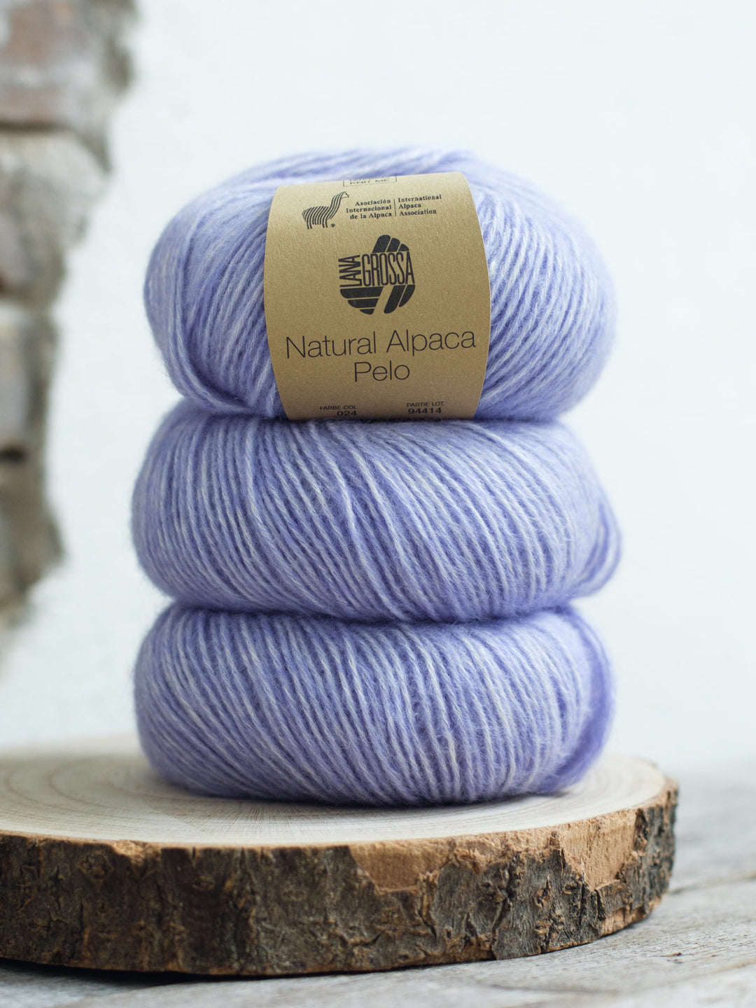 Natural Alpaca Pelo 024 Veilchenblau meliert