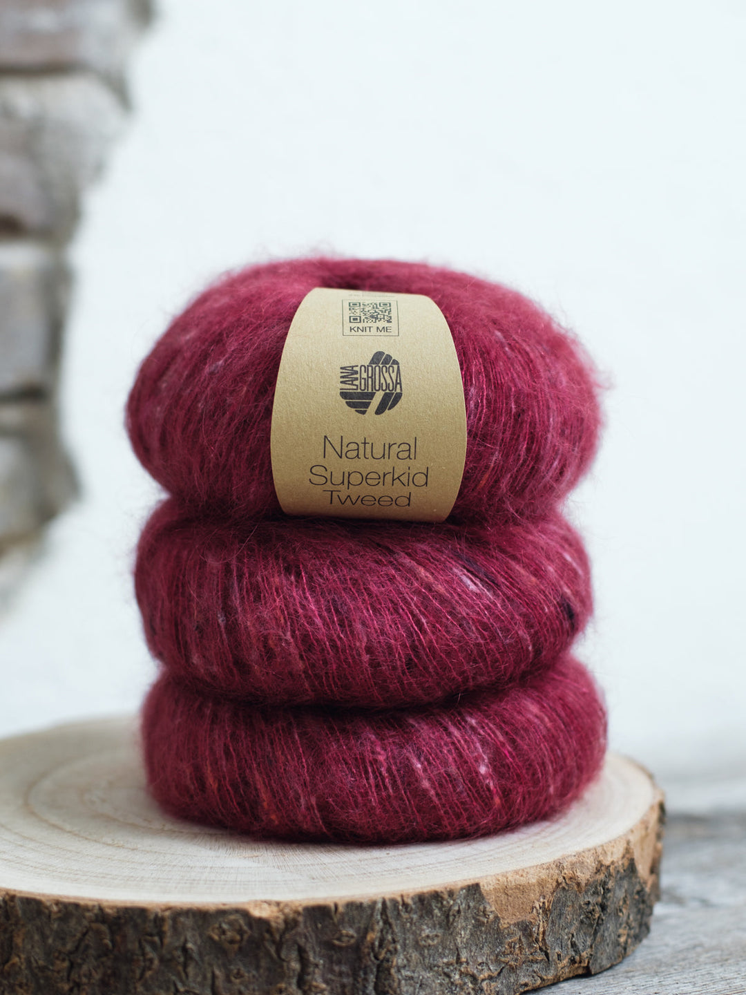 Natural Superkid Tweed 612 Orientrot