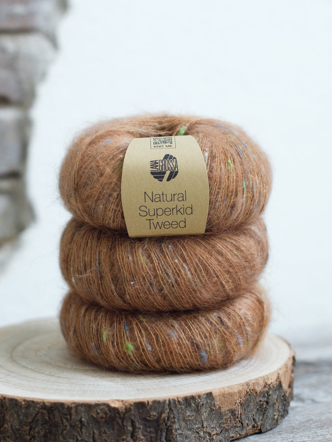 Natural Superkid Tweed 620 Camel