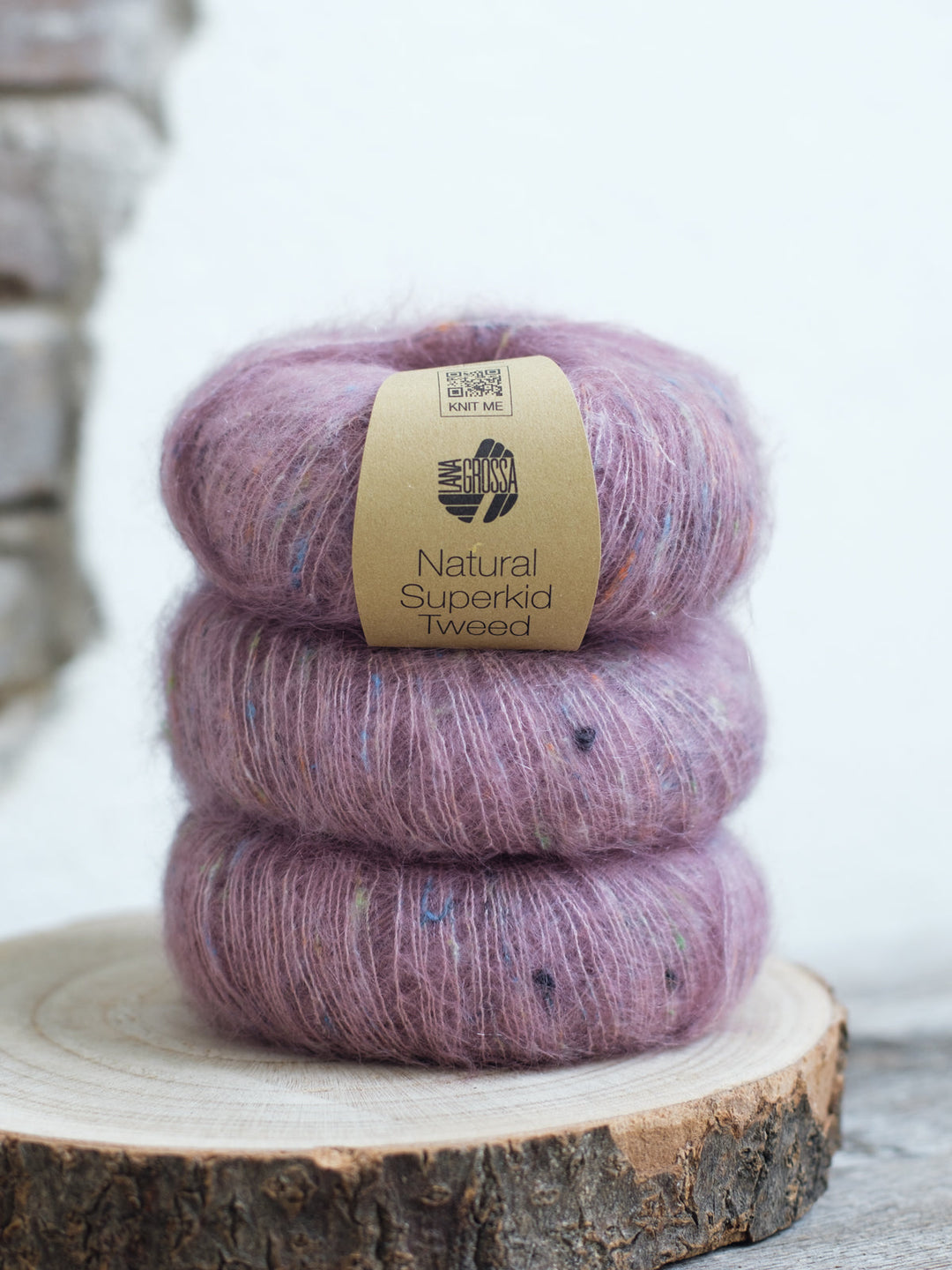 Natural Superkid Tweed 621 Rosa