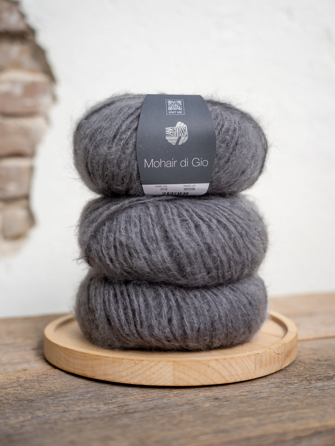 Mohair Di Gio 015 Grau