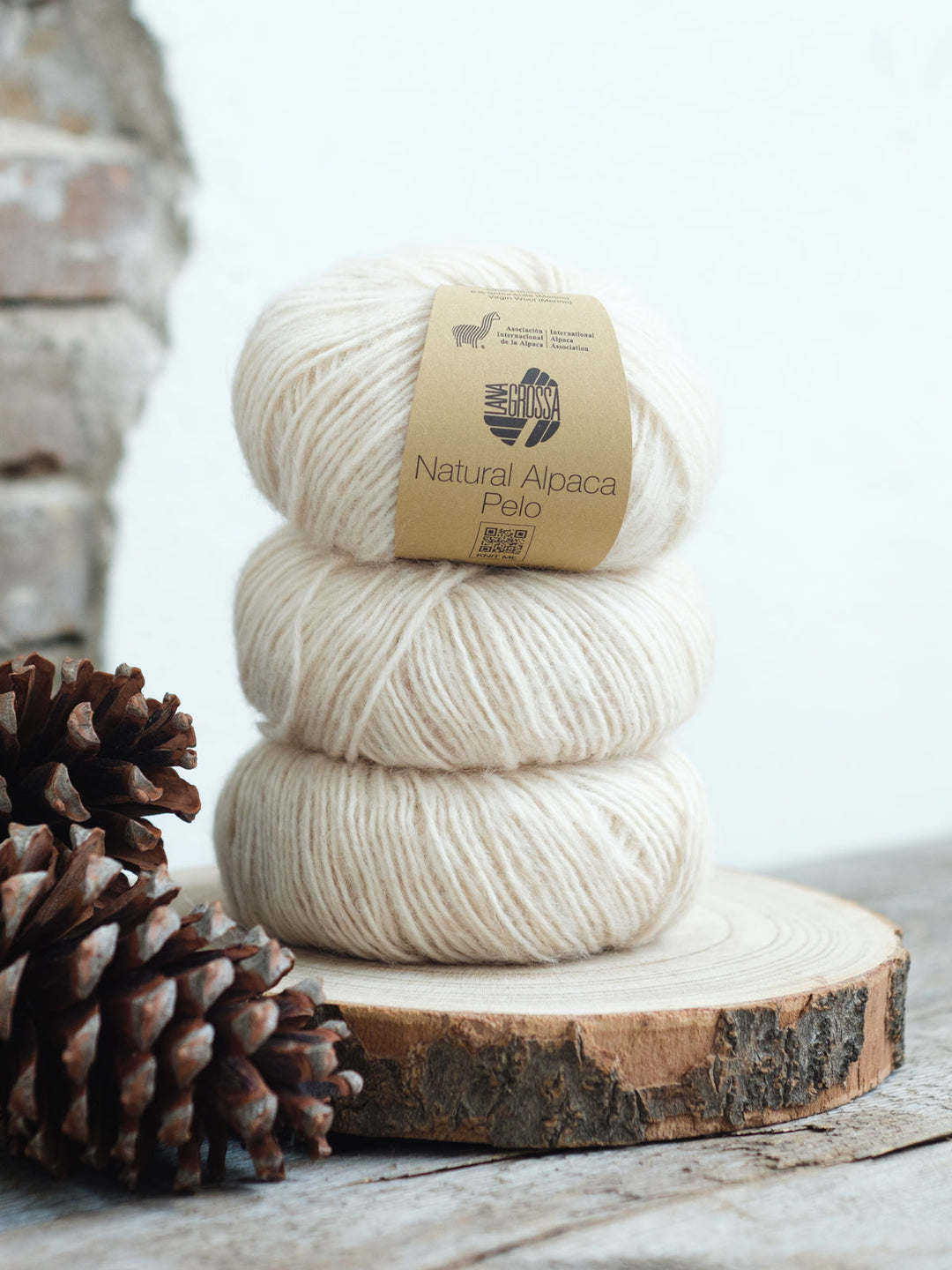 Natural Alpaca Pelo 005 Rohweiß/Zartbeige