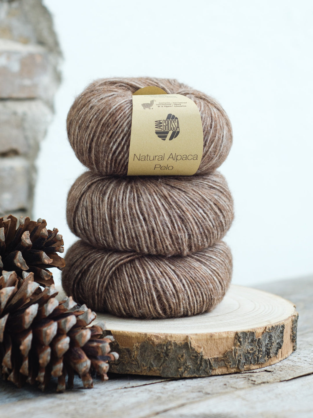 Natural Alpaca Pelo 008 Dunkelbraun