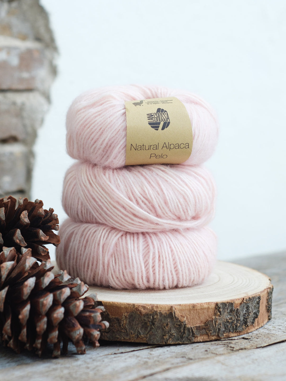 Natural Alpaca Pelo 011 Zartrosa meliert