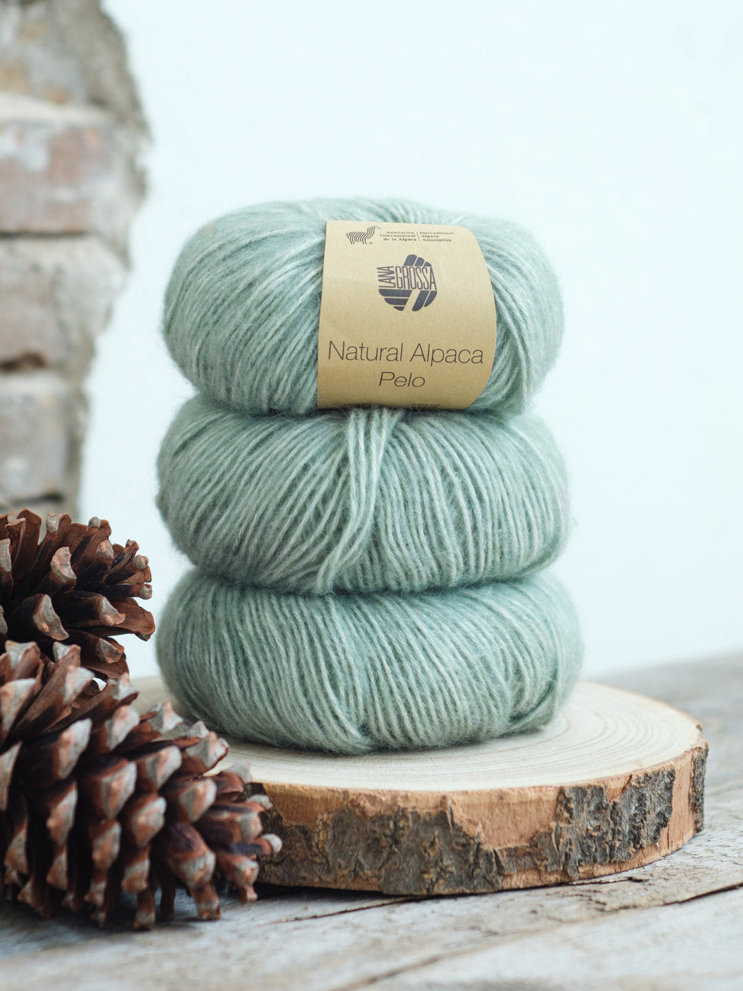 Natural Alpaca Pelo 014 Mint meliert