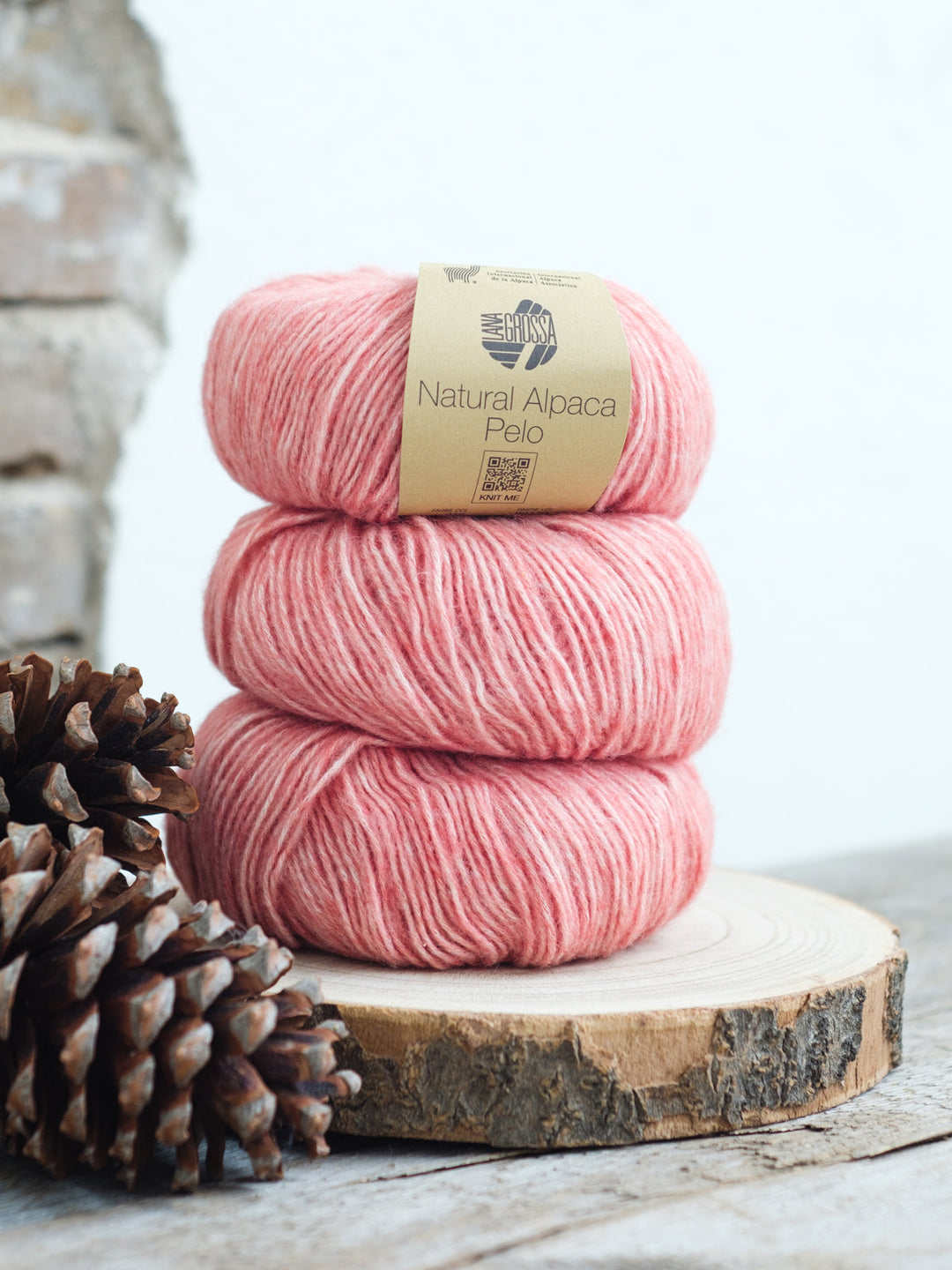 Natural Alpaca Pelo 016 Lachs meliert