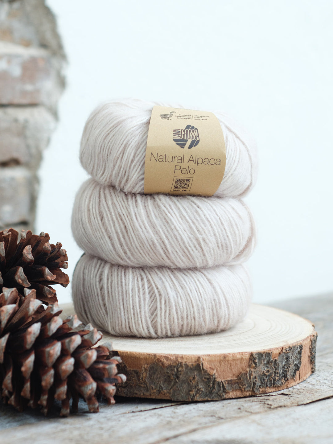 Natural Alpaca Pelo 022 Mussel meliert